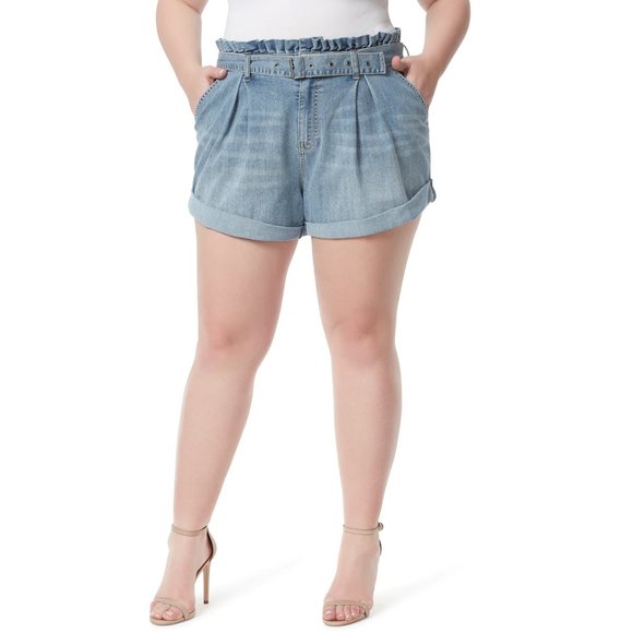 Jessica Simpson Pants - NWT Jessica Simpson Wander Soft Sculpt Paper Bag Waist Belted Short in Real Life
